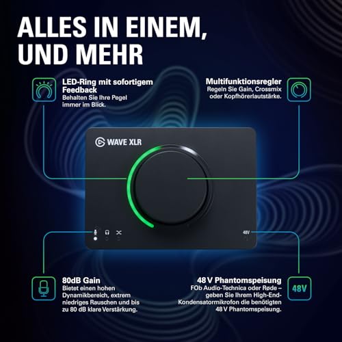 Detalle de Elgato Wave XLR MK.2 – USB-Audio-Interface und DSP-Mixer