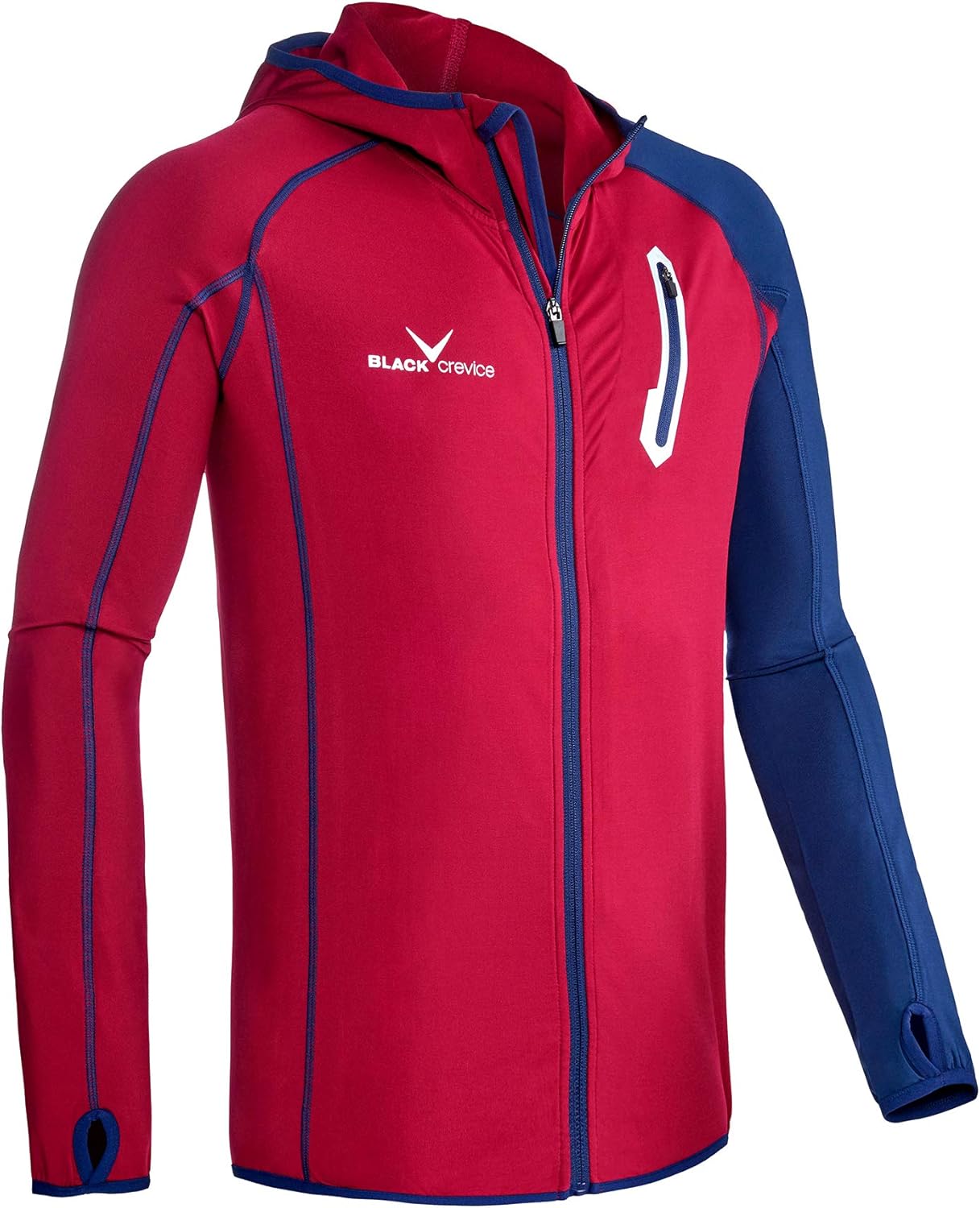 Detalle de Black Crevice Veste en polaire pour homme – Midlayer légère et respirante