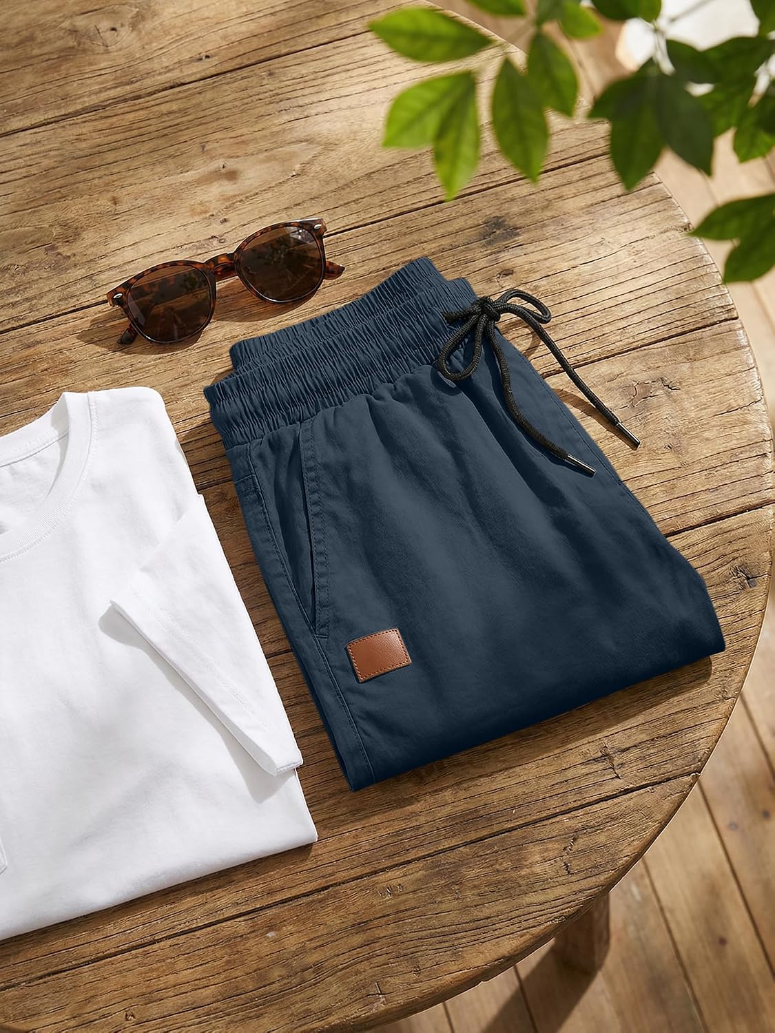 Thumbnail 5 de JMIERR Kurze Hosen Herren – Sommer-Chino aus Baumwolle mit elastischer Taille