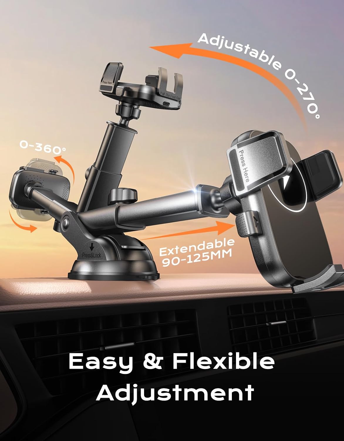 Thumbnail 4 de Mohard 15W Wireless Car Charger Mount