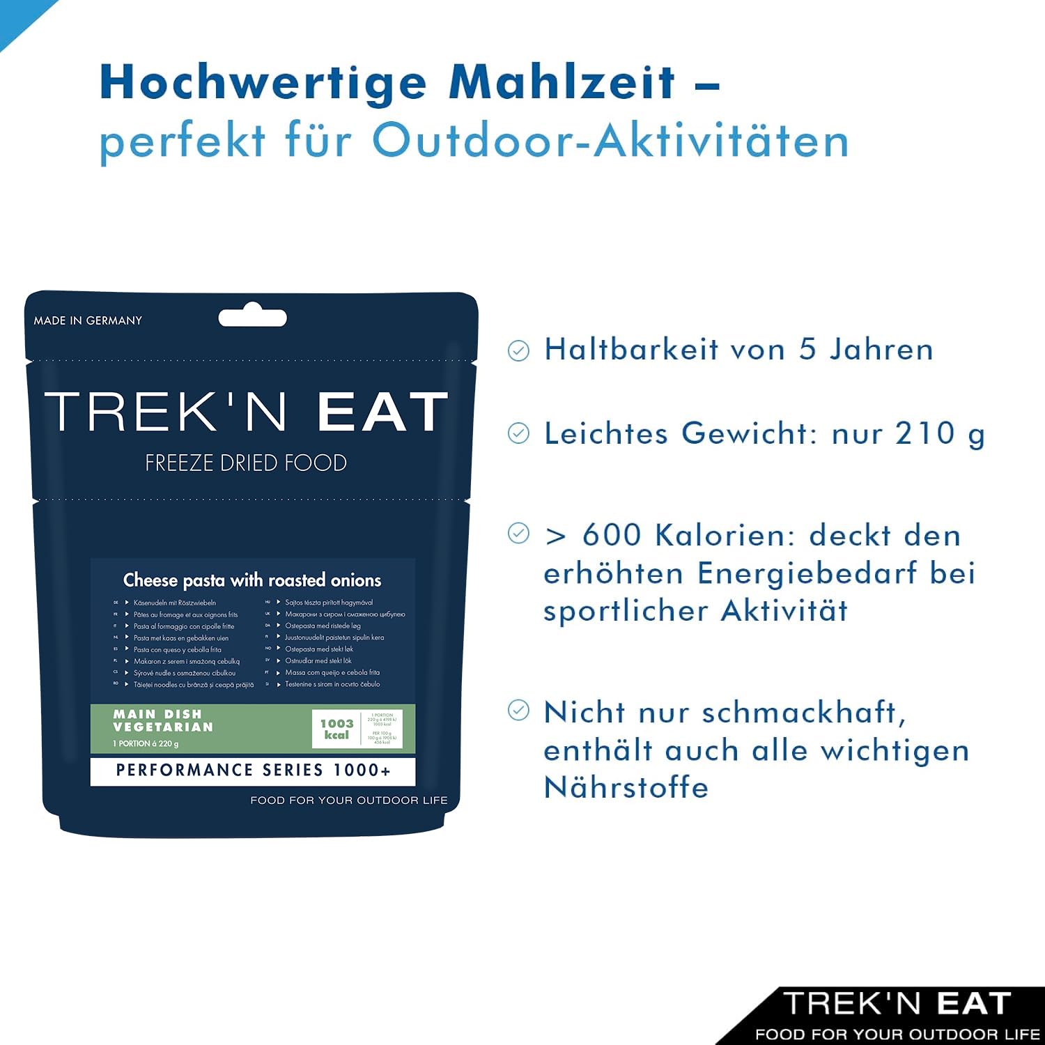 Detalle 2 de TREK'N EAT Käsenudeln PS1000+ 1.005 kcal