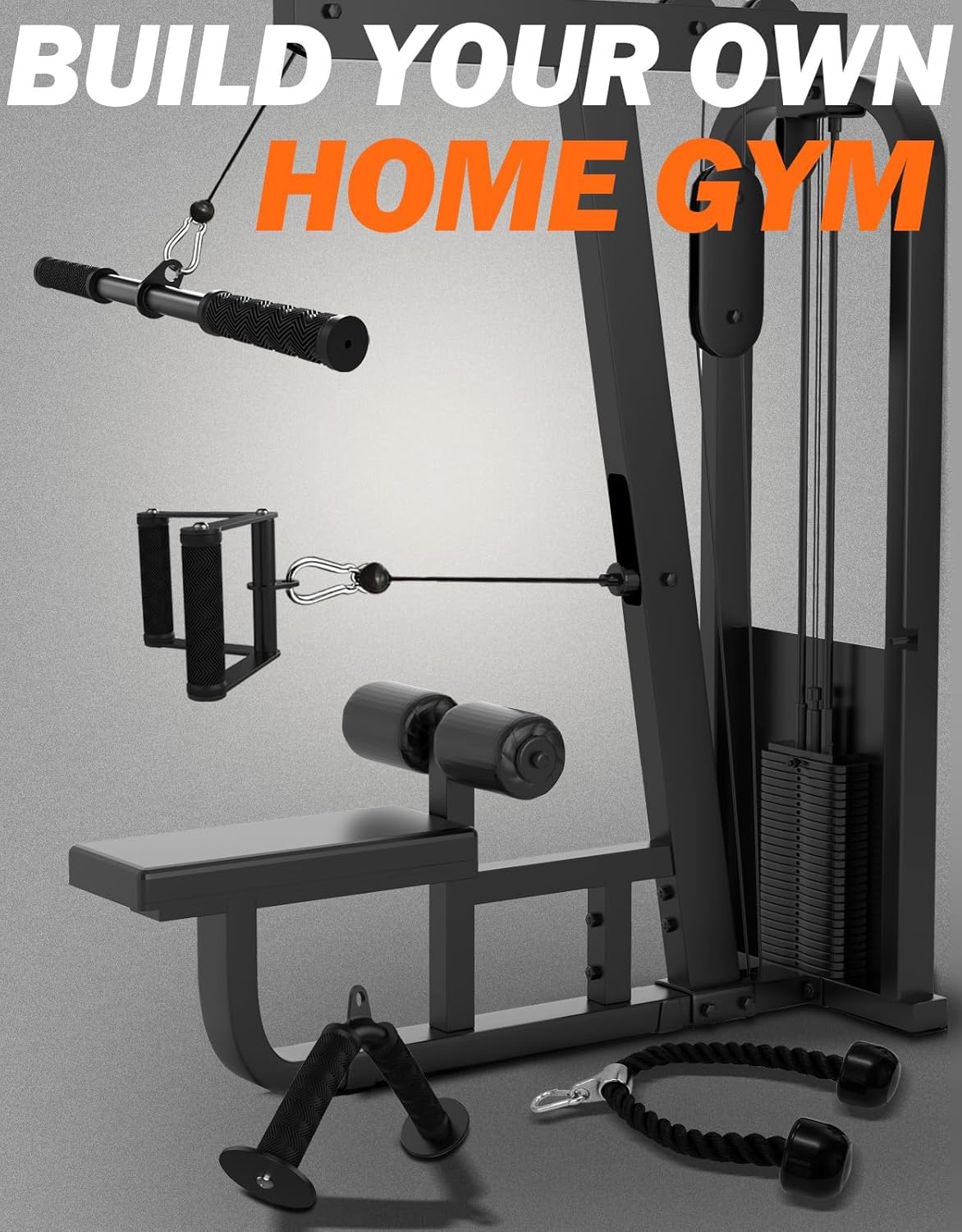 Thumbnail 3 de Fitarc Cable Machine Attachment Set for Lat Pulldown & Tricep Work