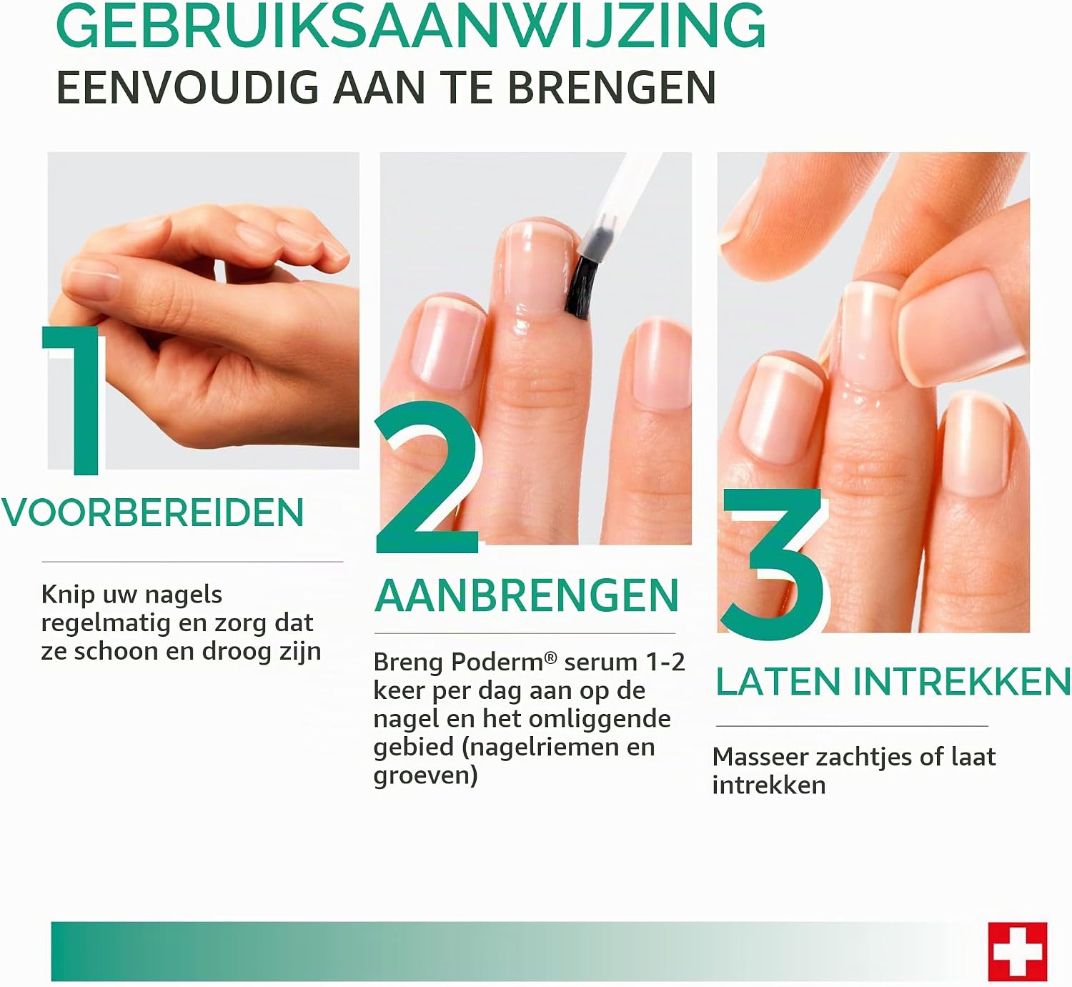 Thumbnail 6 de PODERM 5 in 1 Nail Booster-serum met tea tree, 6 ml