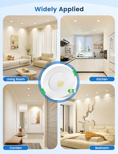 Thumbnail 6 de 6 Pack Downlight LED empotrable QOJUX 5W 4000K IP44, 800 lúmenes, 230V, no regulable