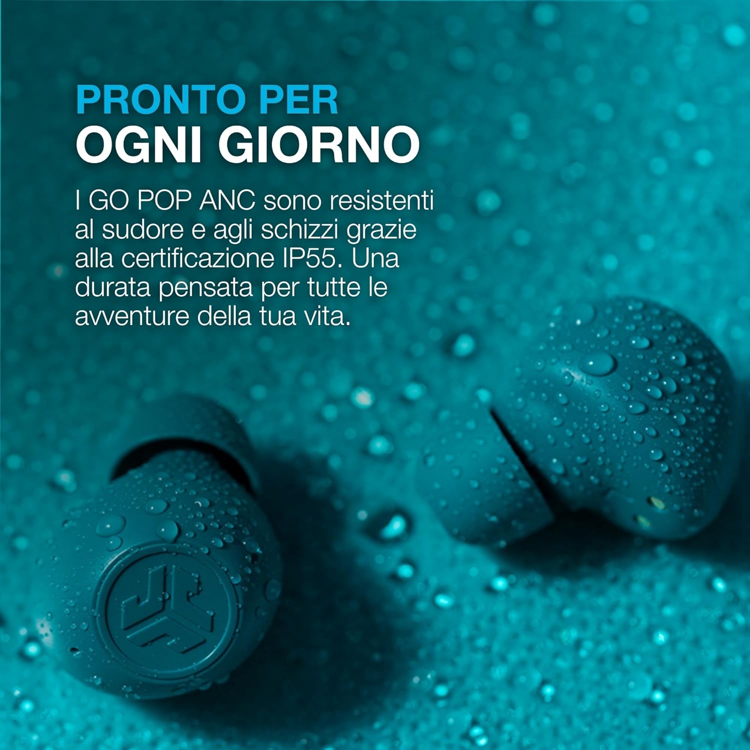 Thumbnail 6 de JLab Go Pop ANC Auricolari Bluetooth con ANC, 24+ h e multipoint