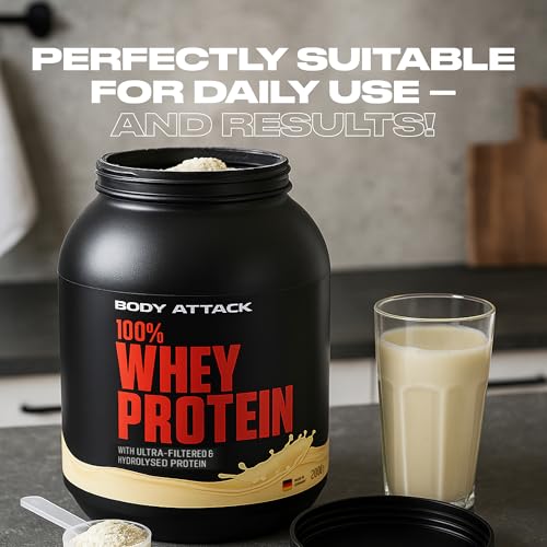 Detalle de Body Attack 100% Whey Protein Natural – 2 kg