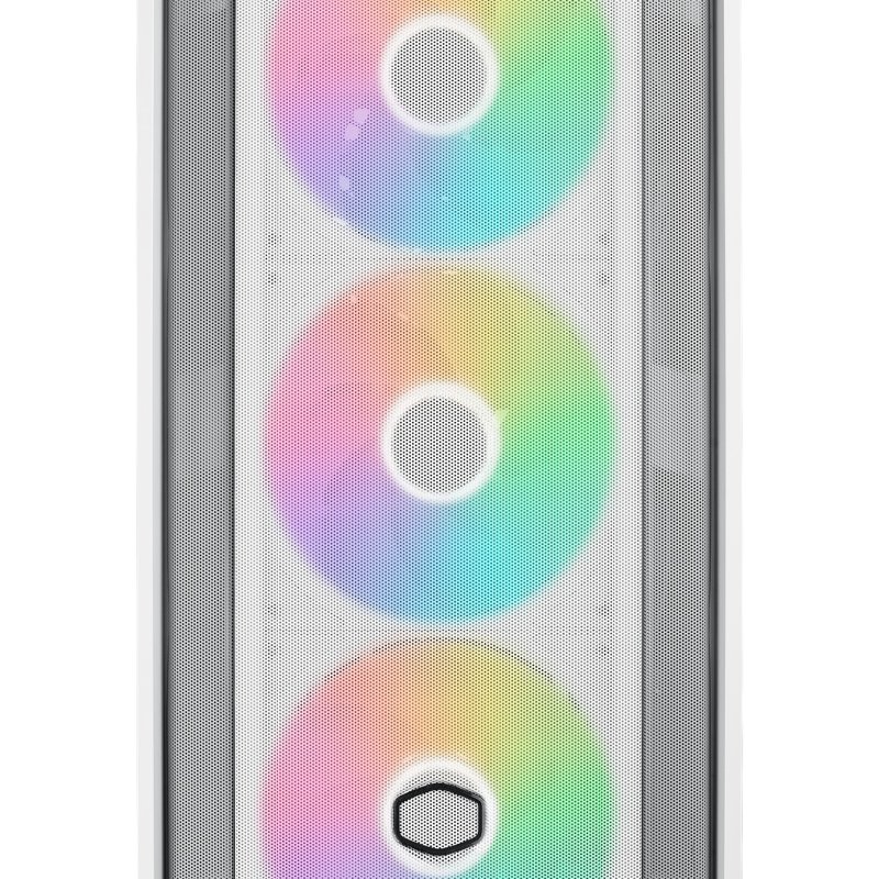 Thumbnail 1 de Cooler Master MasterBox 600 RGB Blanca — Full Tower con USB-C