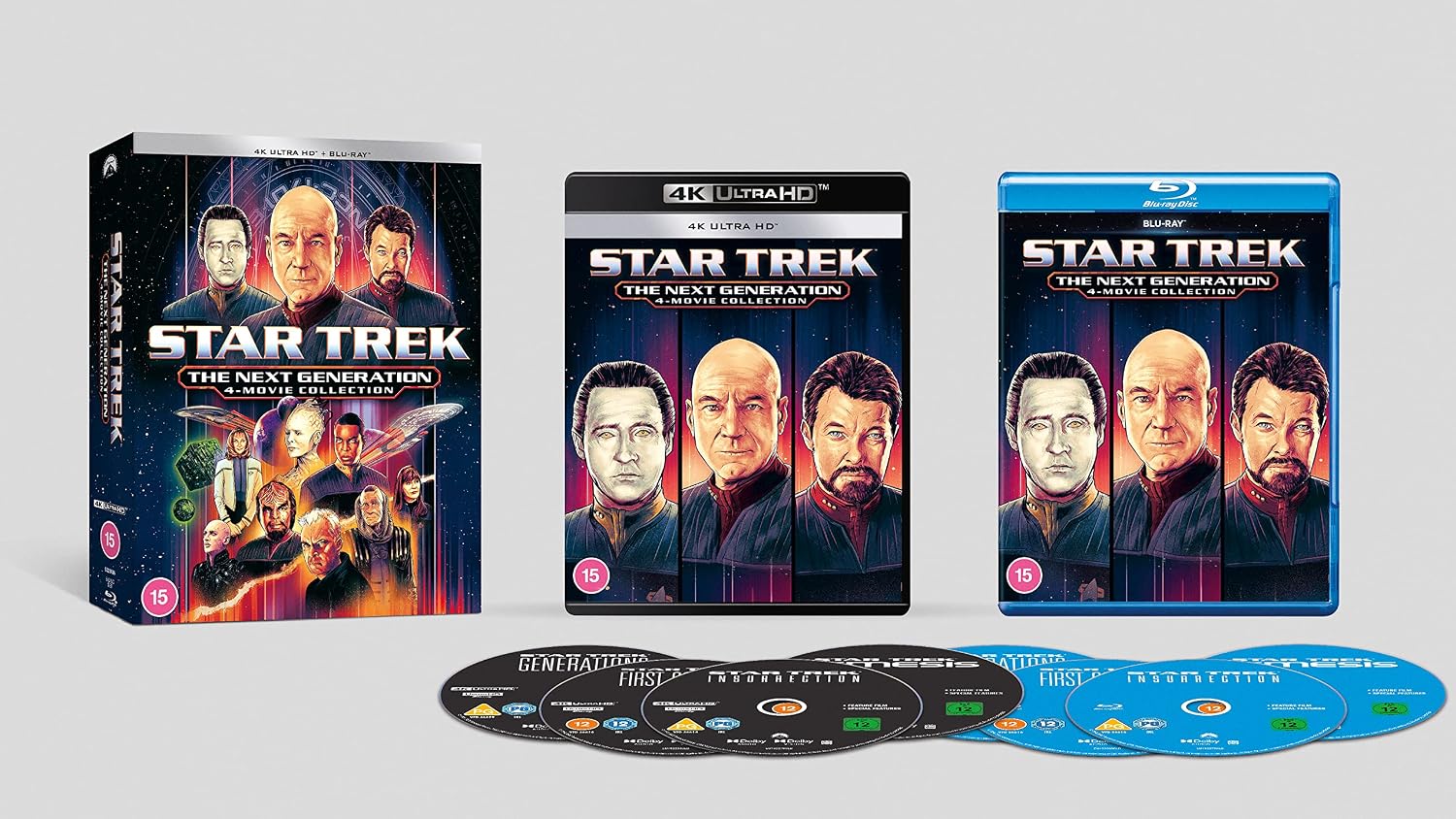 Star Trek The Next Generation Movie Boxset 4K UHD