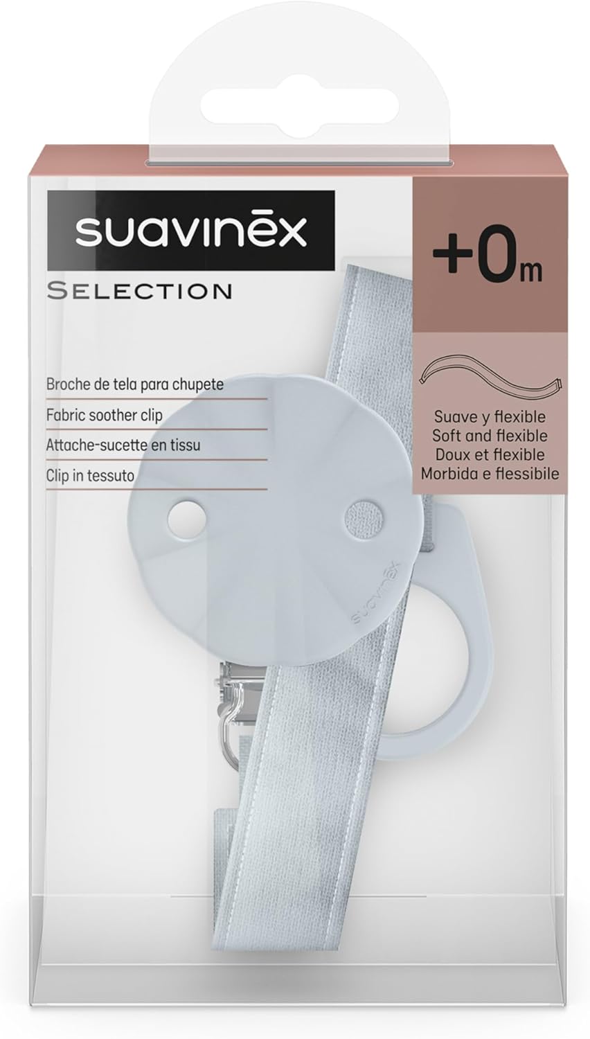 Detalle 2 de Attache-tétine Suavinex Attache-Sucette Wonder/Wonderland — Bleu