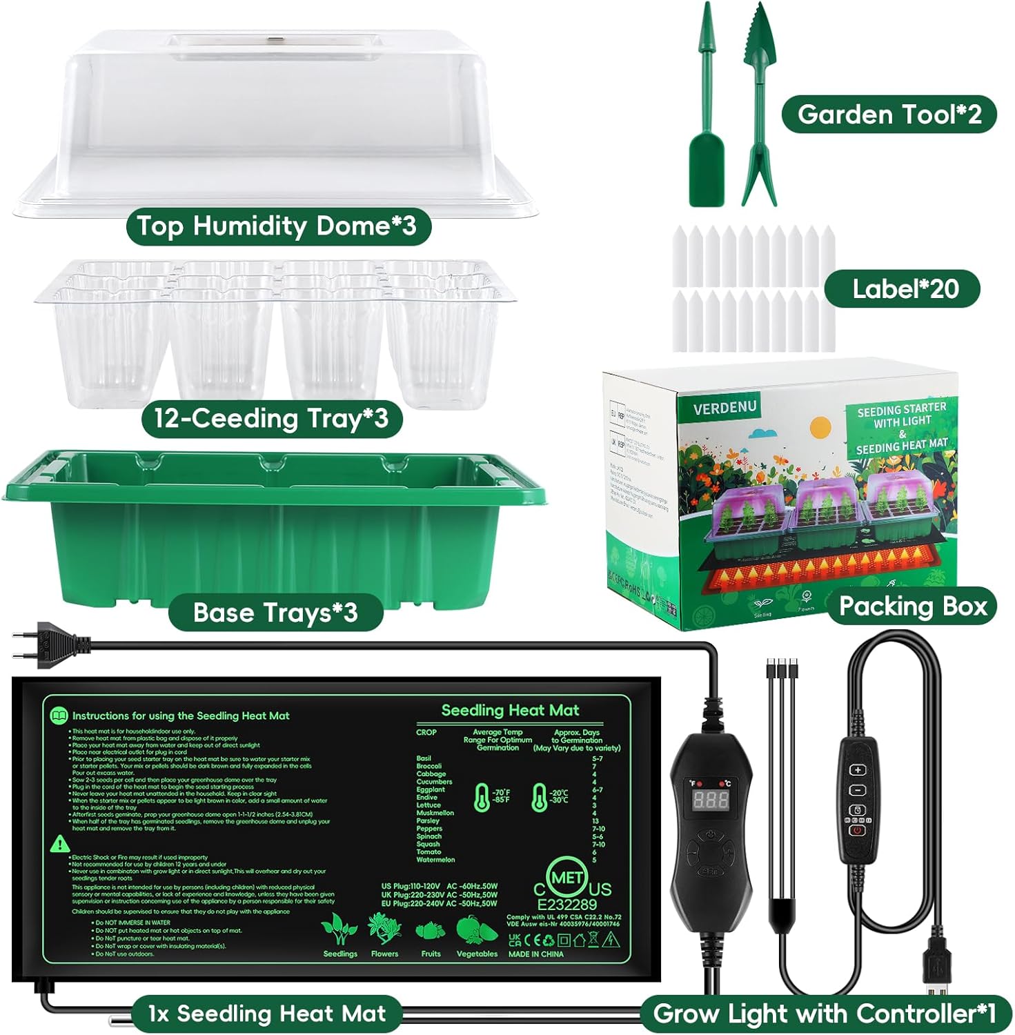 Thumbnail 6 de Verdenu Mini Serre pour Plantes Lampes