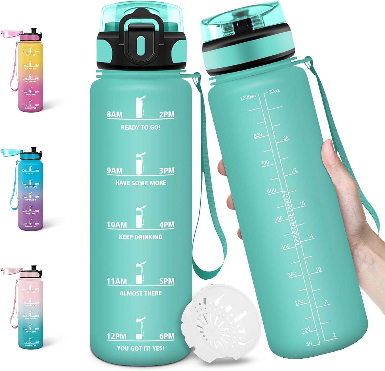 Detalle 2 de Motswedi Trinkflasche 500 ml BPA-frei