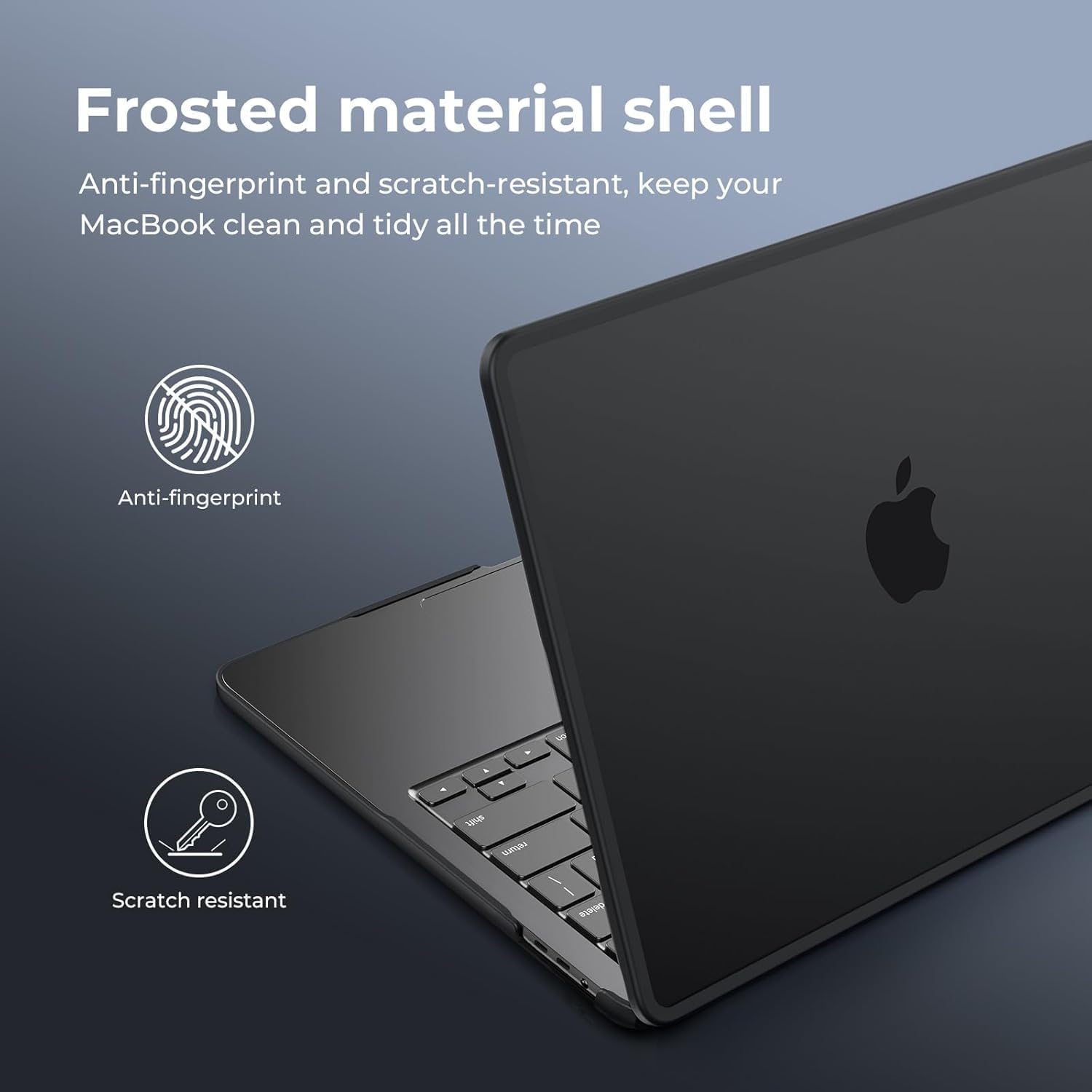 Detalle de BlueSwan Hülle MacBook Pro 13 Zoll Matt Schwarz