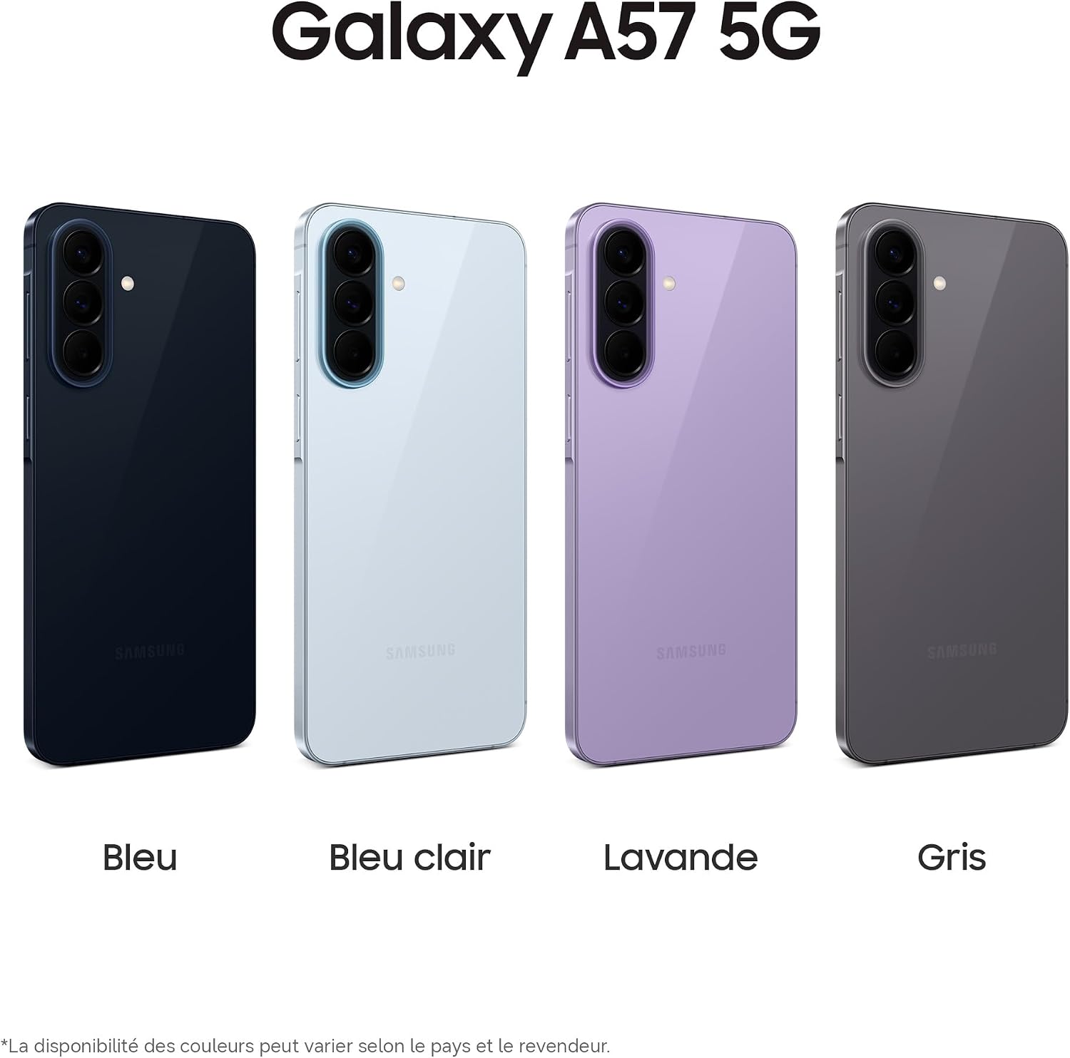 Thumbnail 1 de Samsung Galaxy A57 5G — Smartphone 5G puissant et élégant, 256 Go, 8 Go RAM