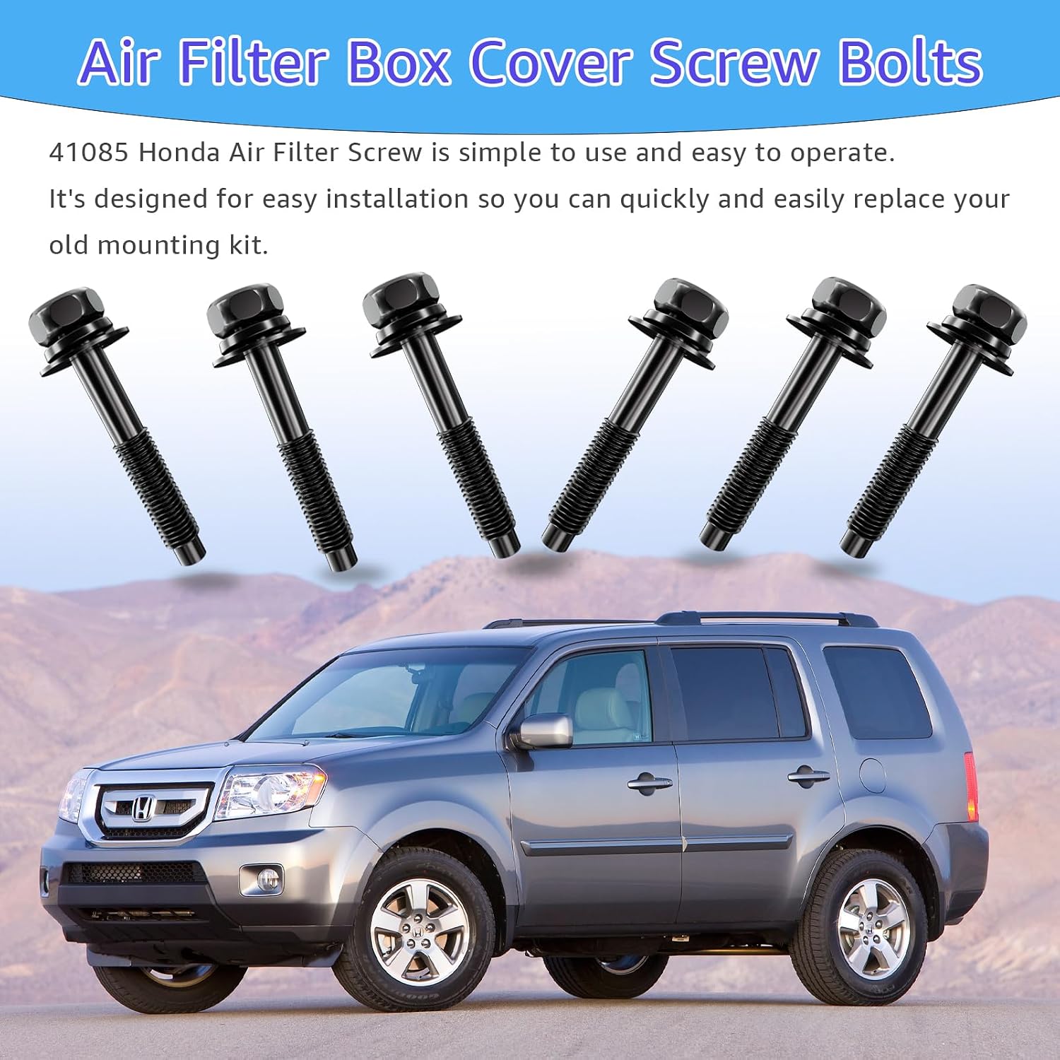 Detalle 2 de Engine air filter box cover screws 41085