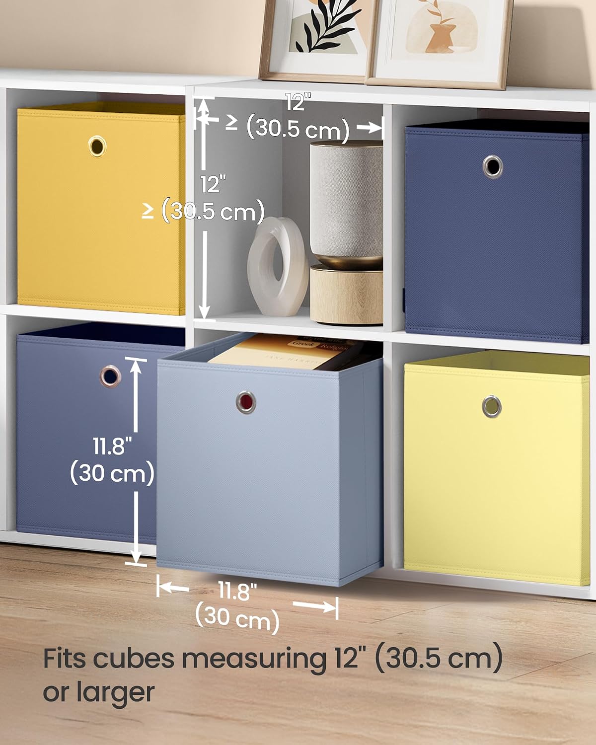 Thumbnail 6 de SONGMICS Storage Cubes 30 x 30 x 30 cm