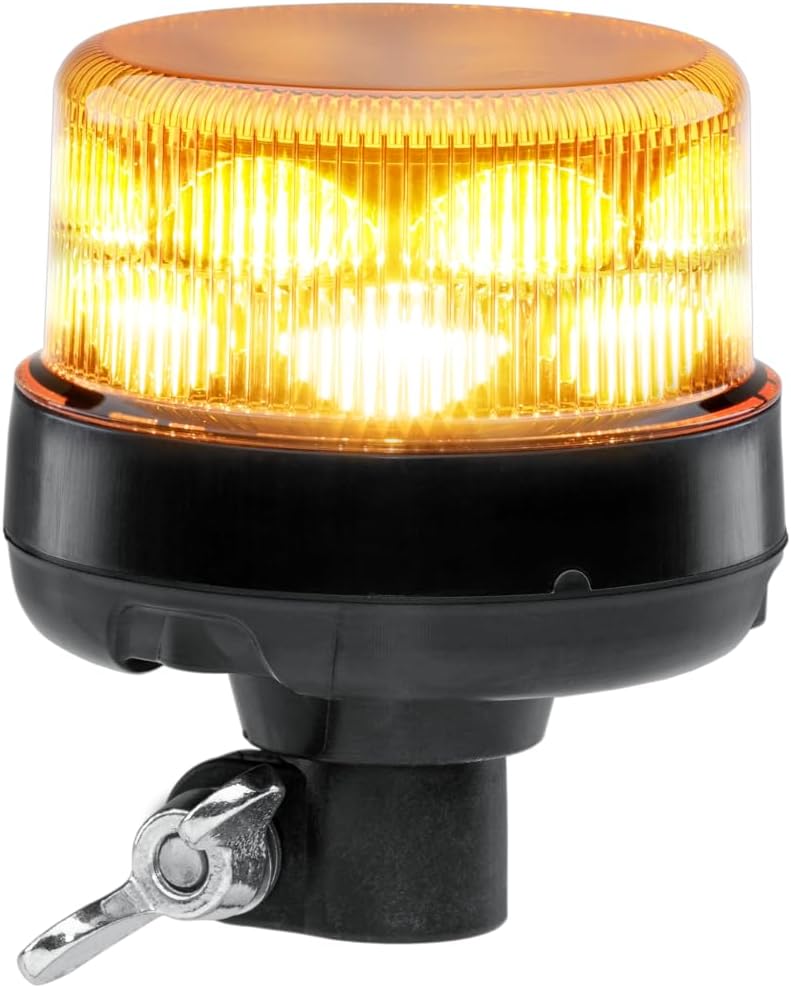 Thumbnail 1 de HELLA 2XD 066 146-011 LED-Luce di identificazione lampeggiante, K-LED Nano, 12/24V, giallo, Bocchettone di tubo, flessibile