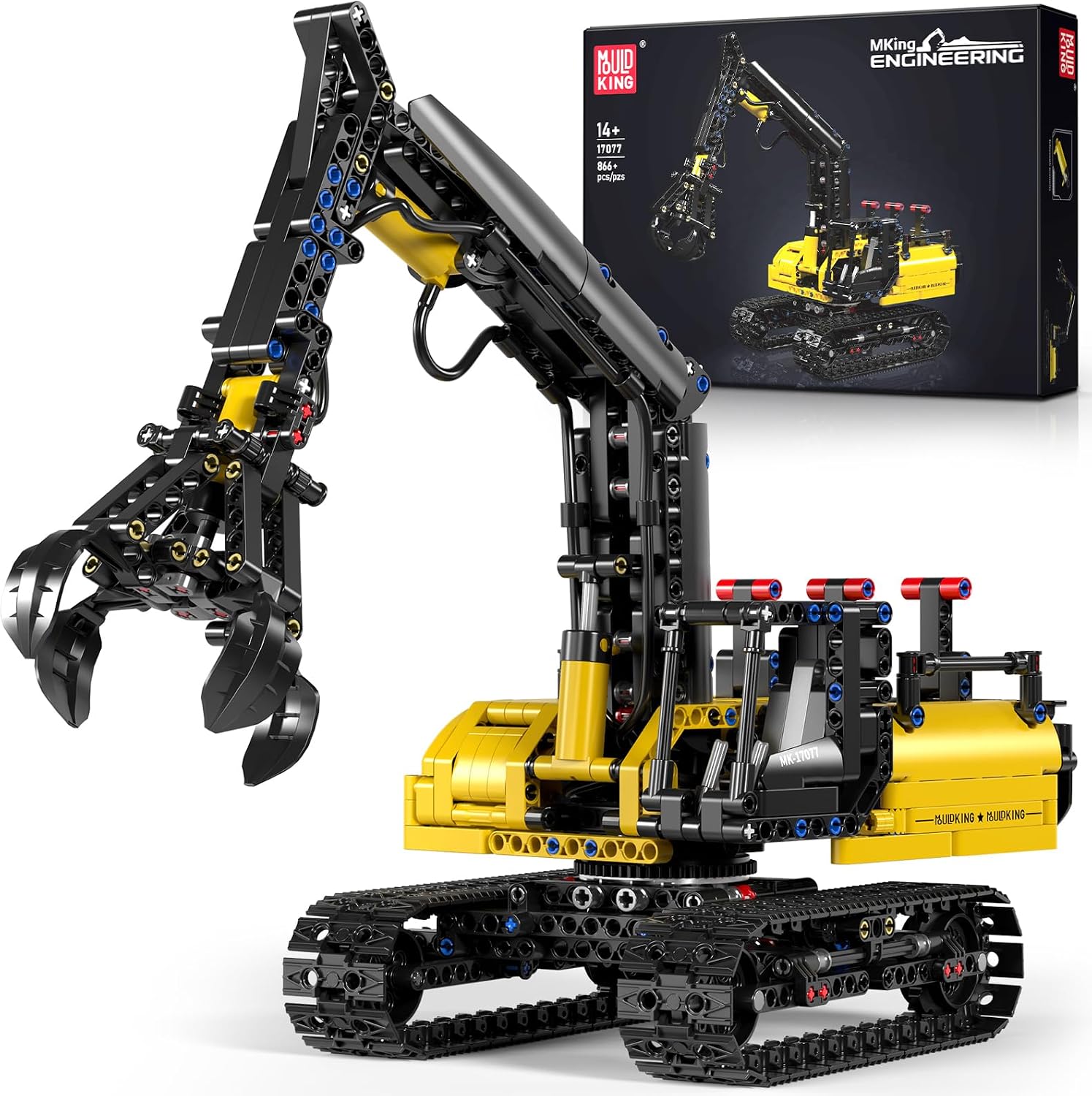 Thumbnail 6 de Mould King Technik Bagger Bausatz 17076