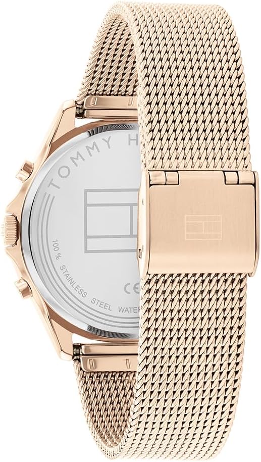 Thumbnail 2 de Tommy Hilfiger Damen Quarzuhr mit Multi-Zifferblatt und Edelstahlarmband