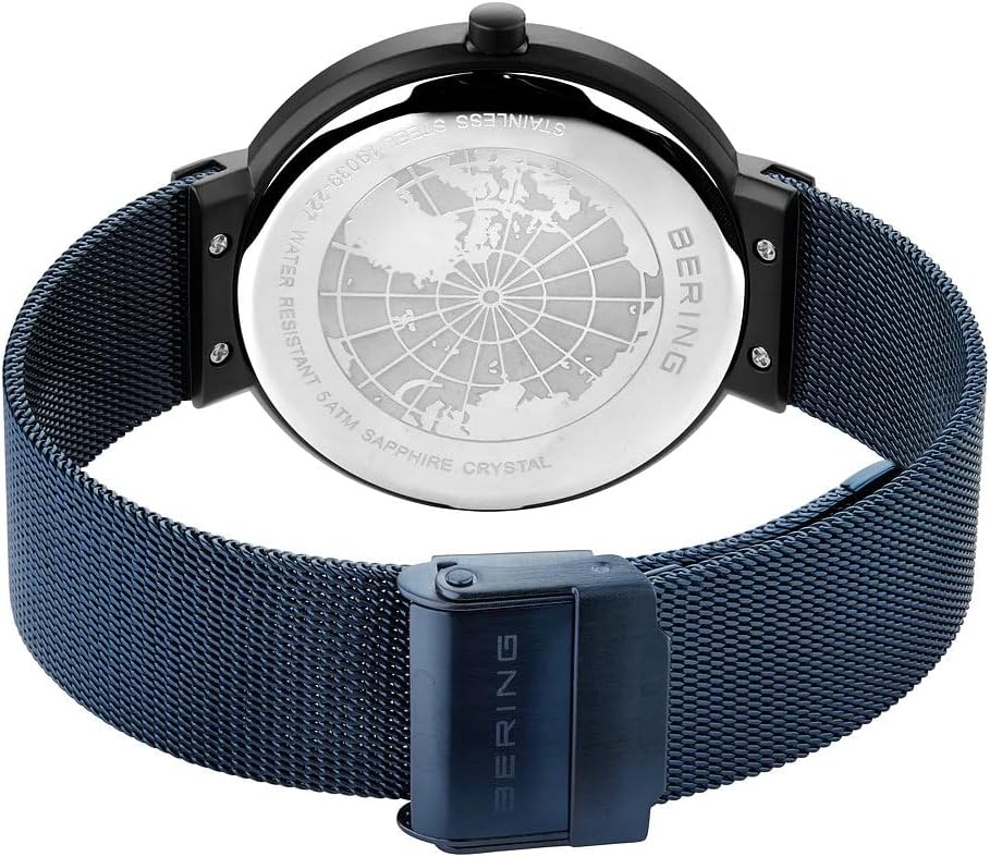 Thumbnail 1 de BERING Montre Montre Quartz pour Homme - Collection Classic, acier inoxydable et verre Saphir, 39 mm, 5 ATM