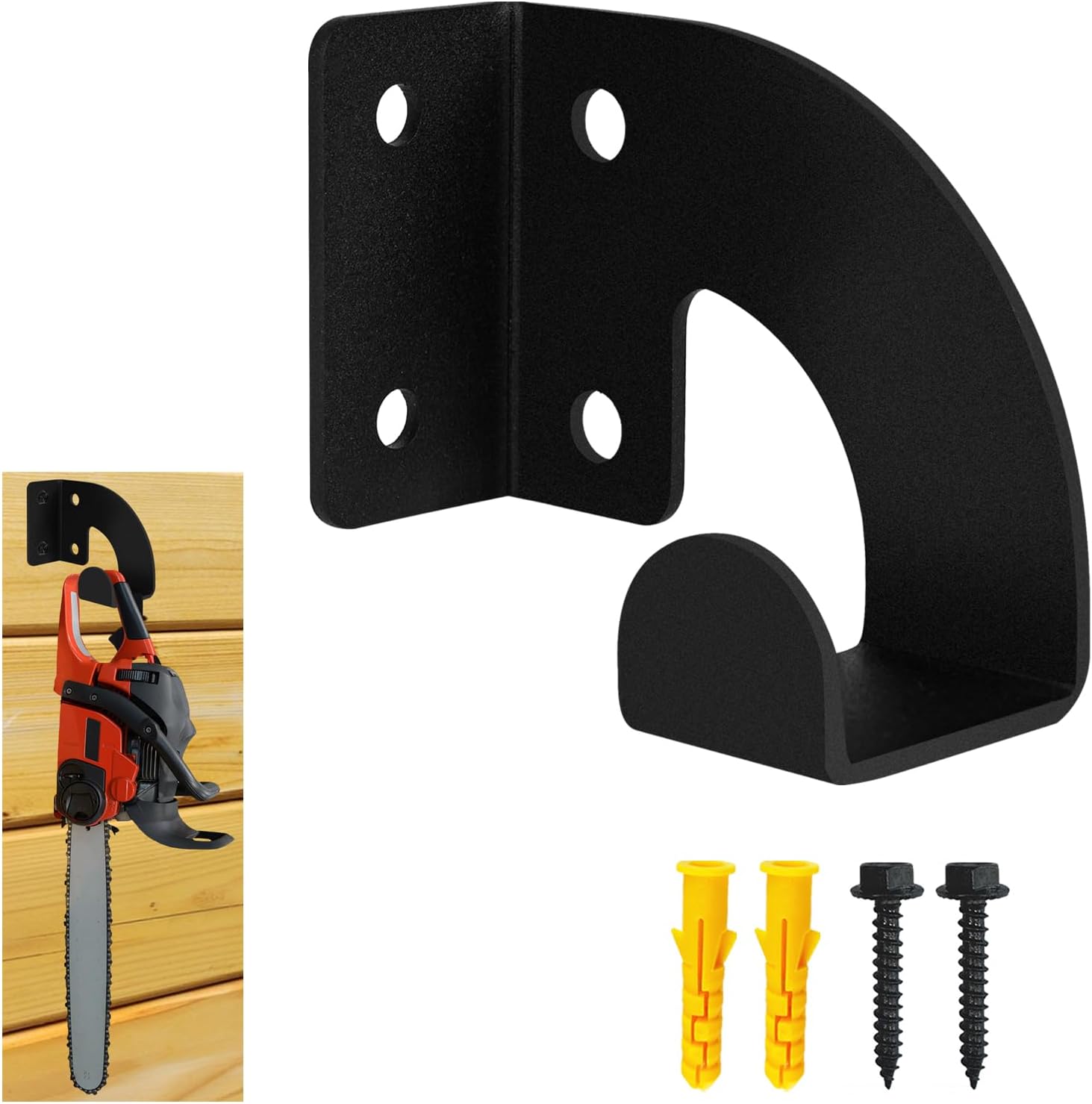 Thumbnail 6 de VANROUG 2 Pcs Chainsaw Hanger – Heavy Duty Wall Mount Holder