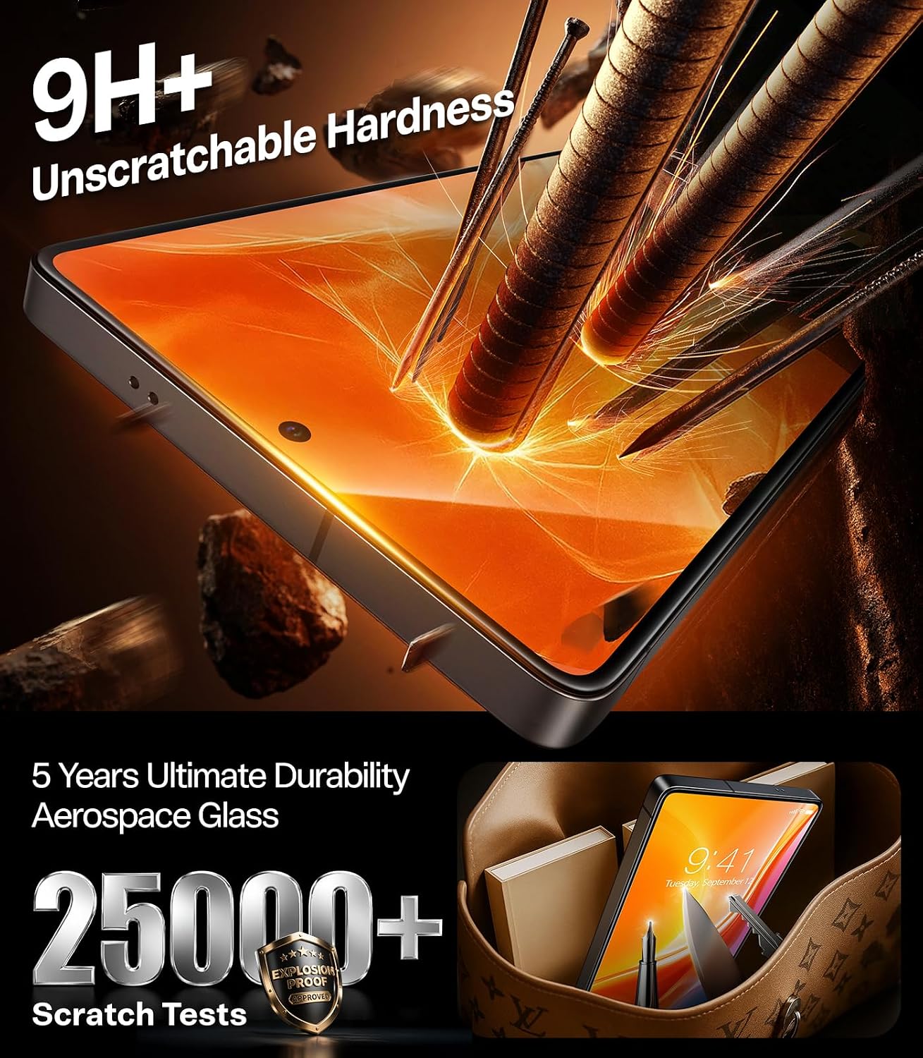 Detalle 2 de TORRAS Samsung Galaxy S25 Ultra 2-pack screen protector