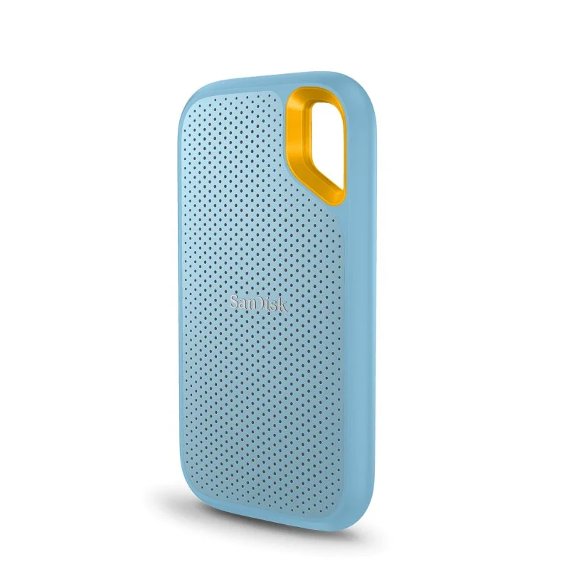 Detalle de SanDisk Extreme Portable SSD 2 TB USB-C: rendimiento sólido y resistencia lista para cualquier entorno