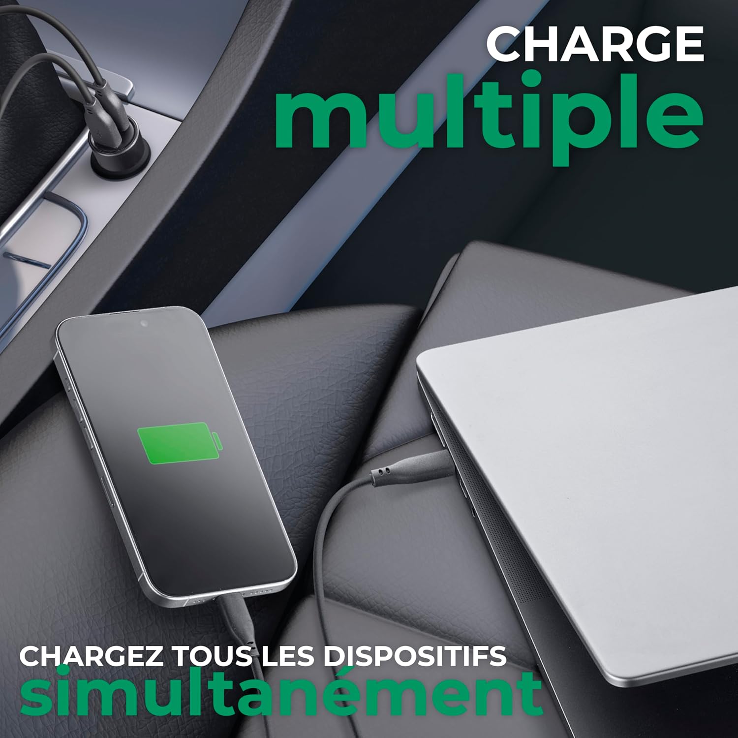 Thumbnail 2 de Teknoll Chargeur Rapide 65 W voiture