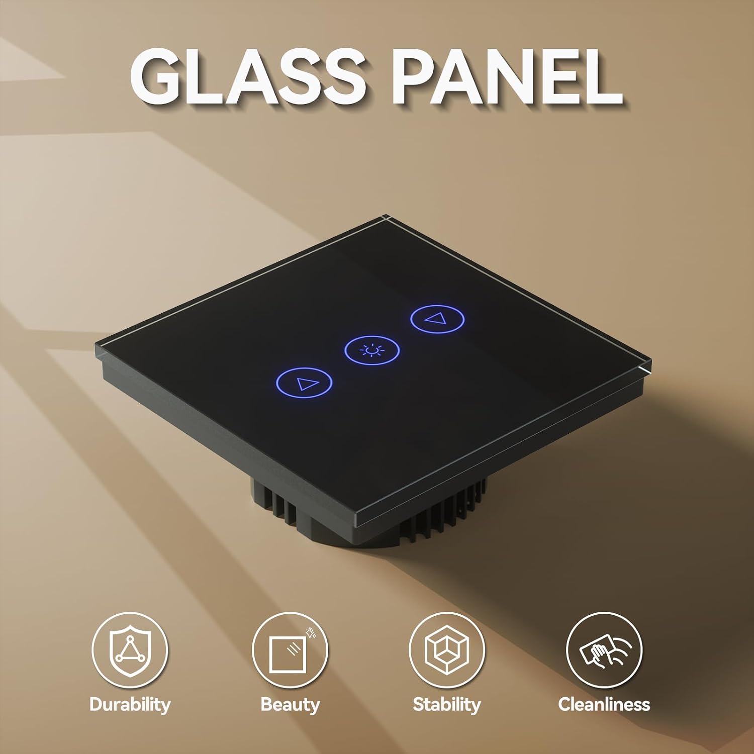 Detalle de BSEED Smart Lichtschalter Dimmer 300 W Touch