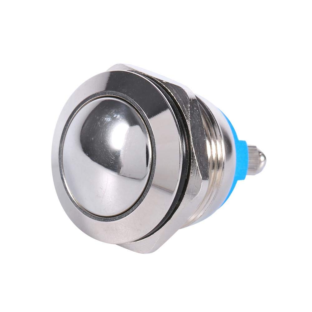 Detalle de Elerose 19 mm rund tryckknappsbrytare för 12 V, IP65 och IK08