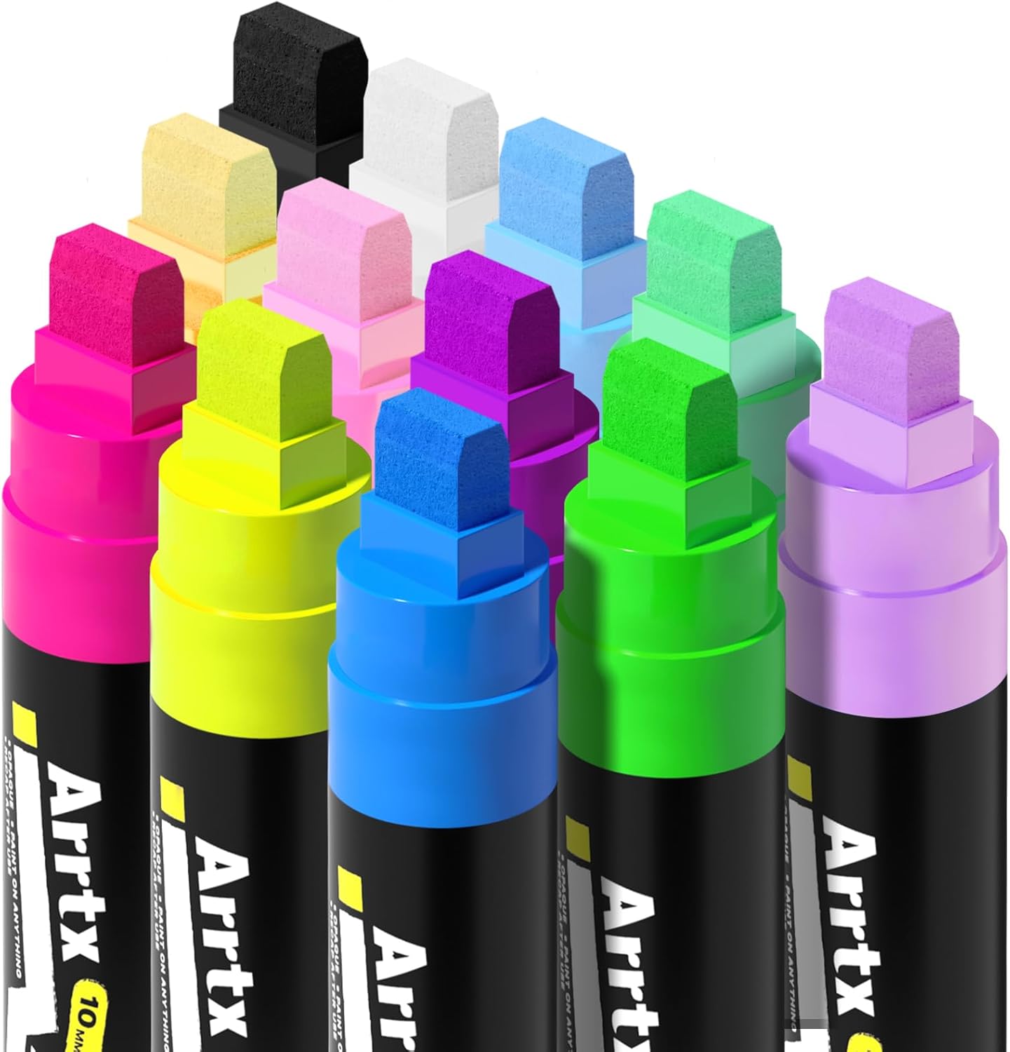 Detalle de Arrtx rotuladores acrílicos extragrandes 10 mm