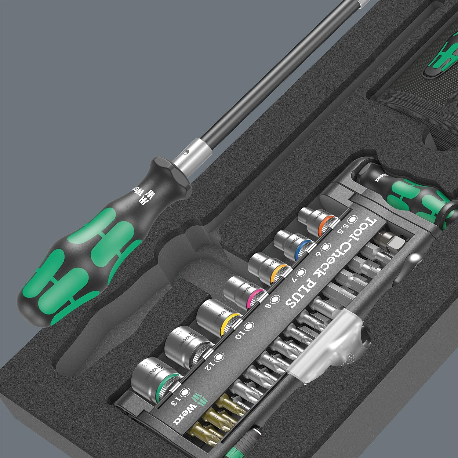 Detalle 2 de Wera 9750 Kraftform Kompakt i Tool-Check PLUS Set 1 – wkład piankowy