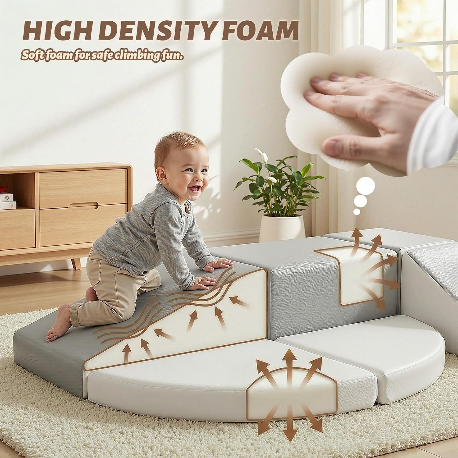 Thumbnail 2 de JungleDove Soft Play Set 6 foam blocks