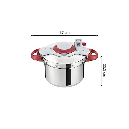 Detalle 2 de Tefal P4620733 Cocotte en acier inoxydable, 22 cm ⚡