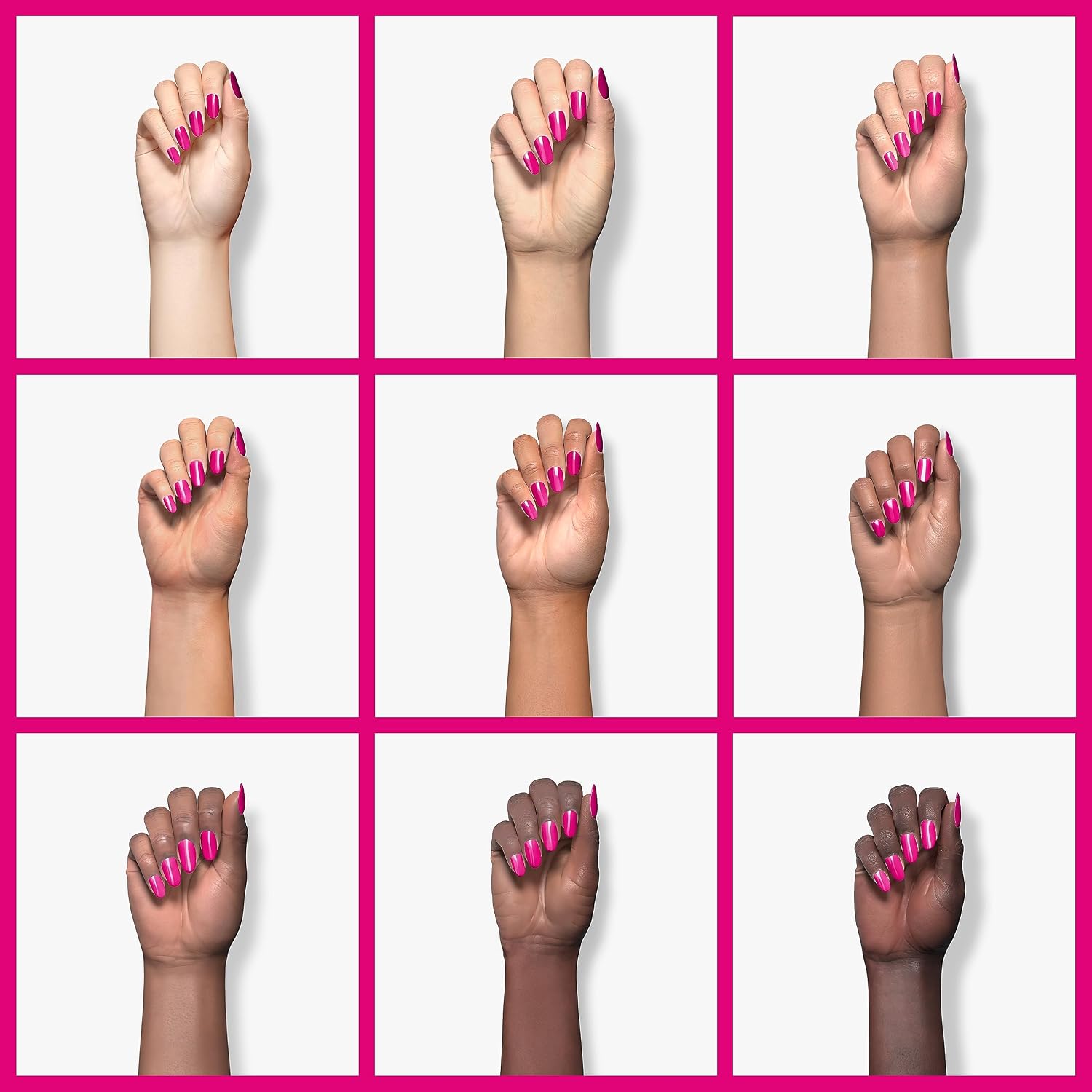Detalle de Beetles Gel Nagellack Hot Pink, 15 ml – 1 Stück