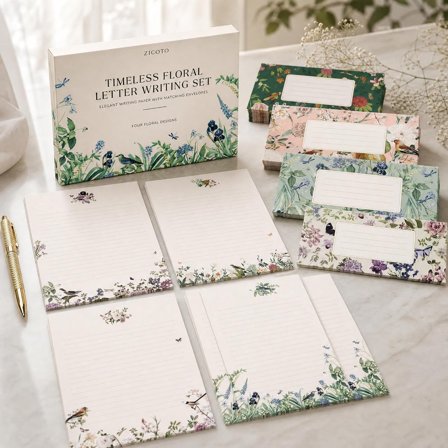 Detalle 2 de ZICOTO zic-stationery_24-129 Stationery Set with 44 Lined B5 Sheets