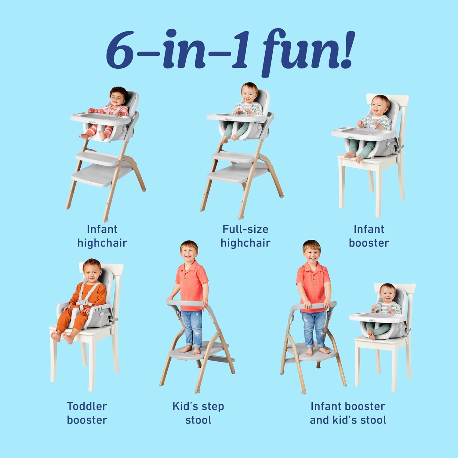 Detalle 2 de Graco EveryStep 6‑in‑1 High Chair