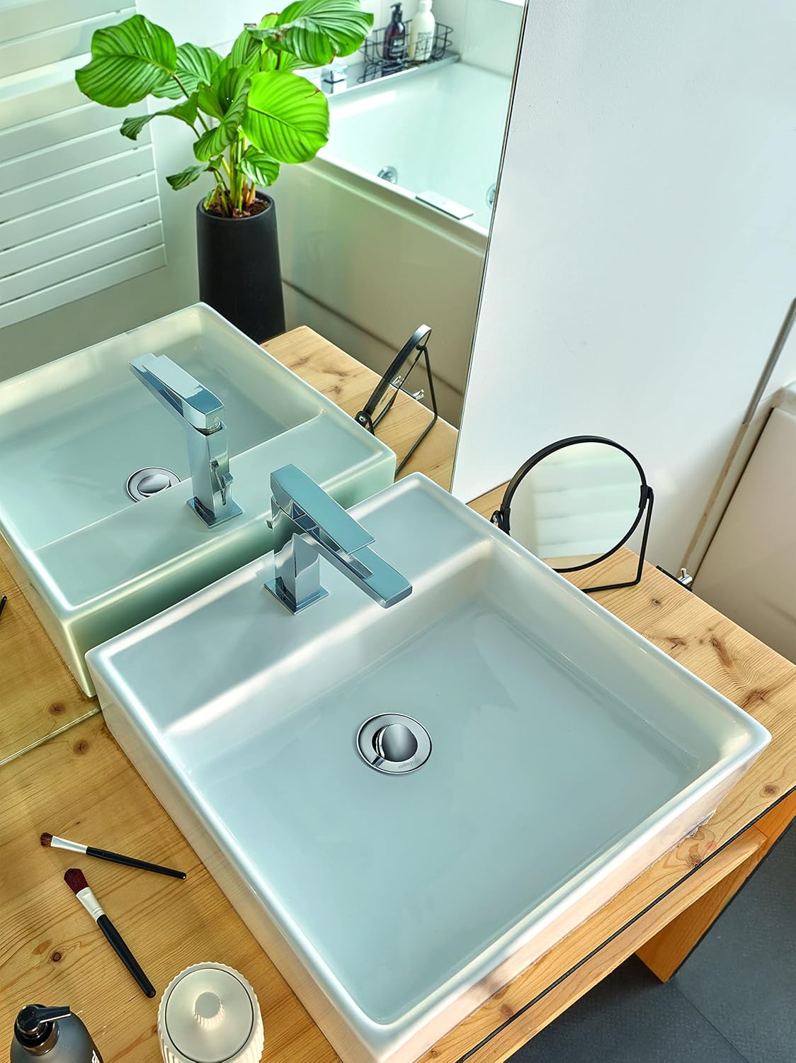 Detalle 2 de Wirquin 30723391 bonde de lavabo design en laiton chromé, sans corps de bonde