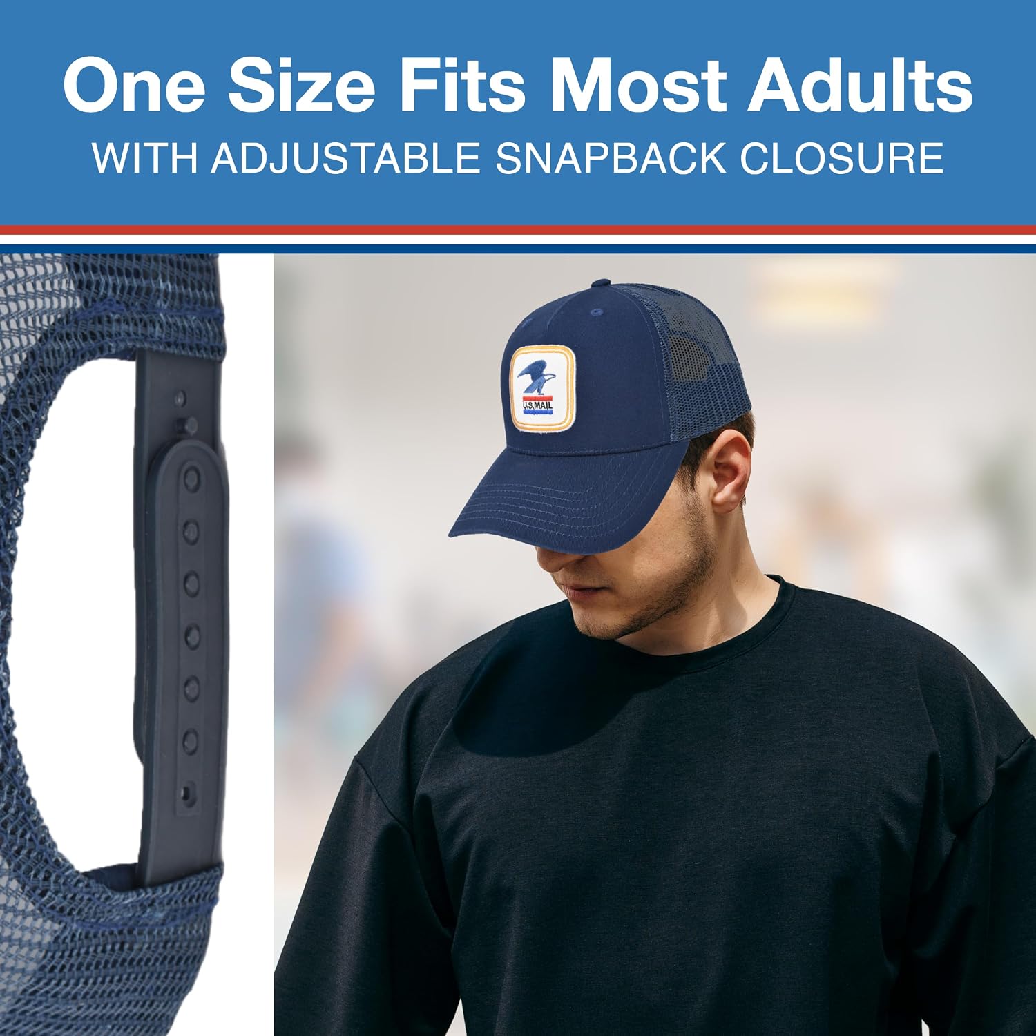 Detalle 2 de USPS Trucker Hat, One Size