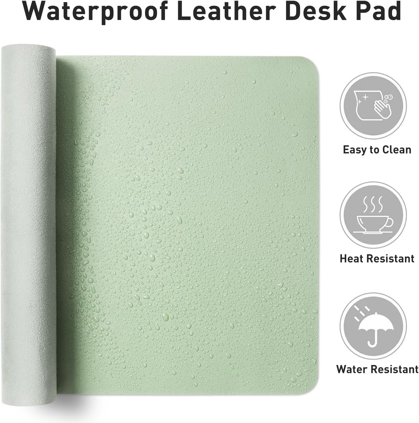 Thumbnail 6 de Aothia Large Synthetic Leather Desk Protector 48 x 17 in 🖥️