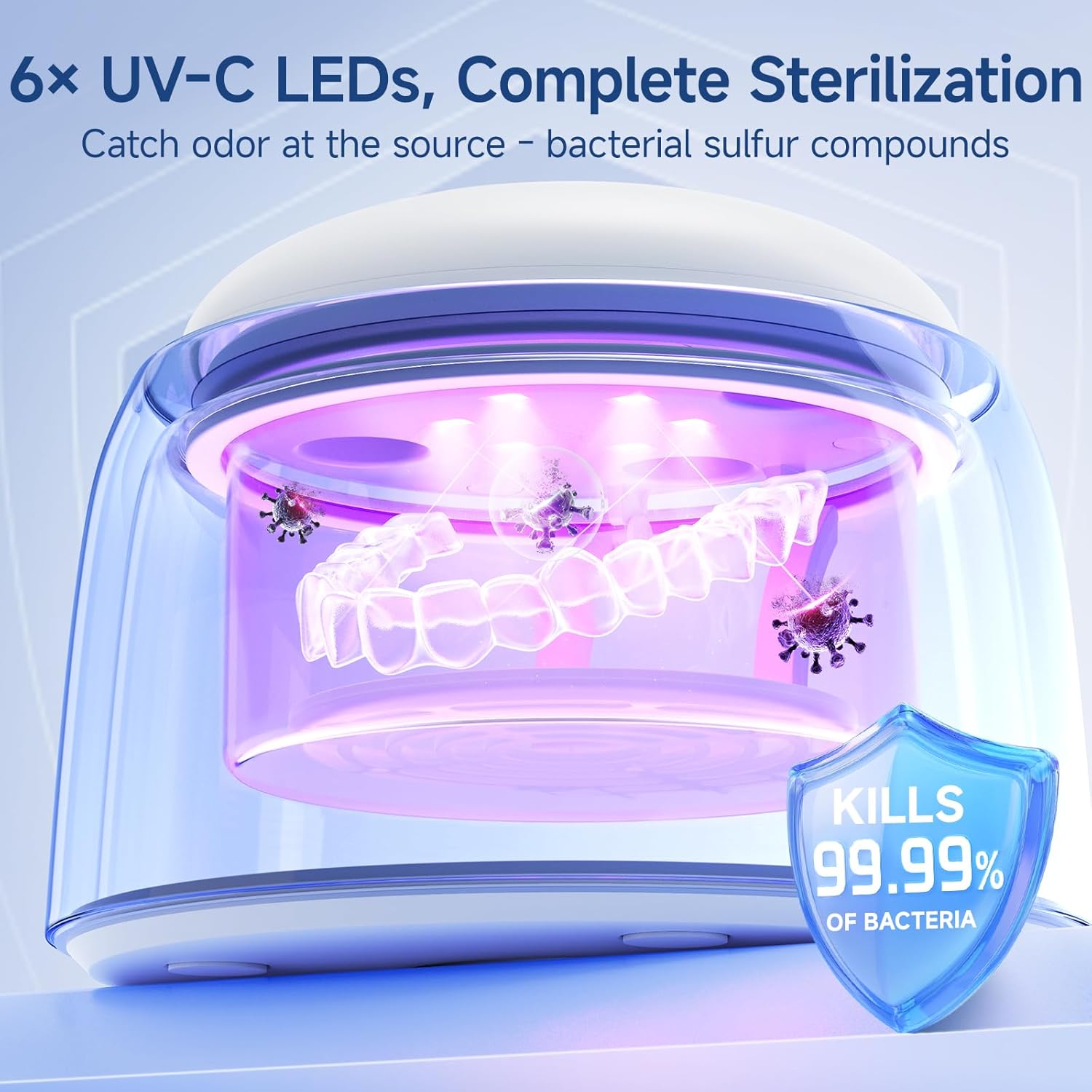 Detalle de HouseSapp Ultrasonic Retainer Cleaner 45kHz