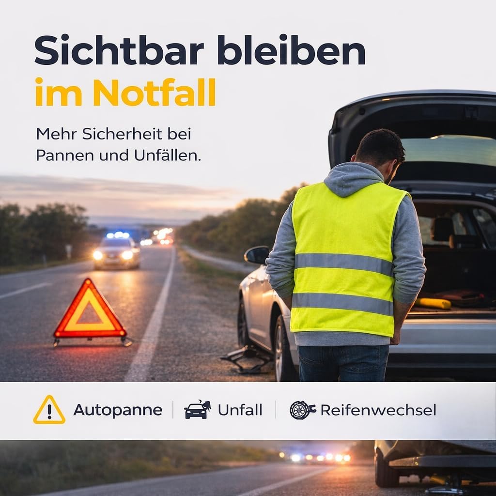 Thumbnail 5 de POWR CAR Warnweste ISO20471 Gelb 2026