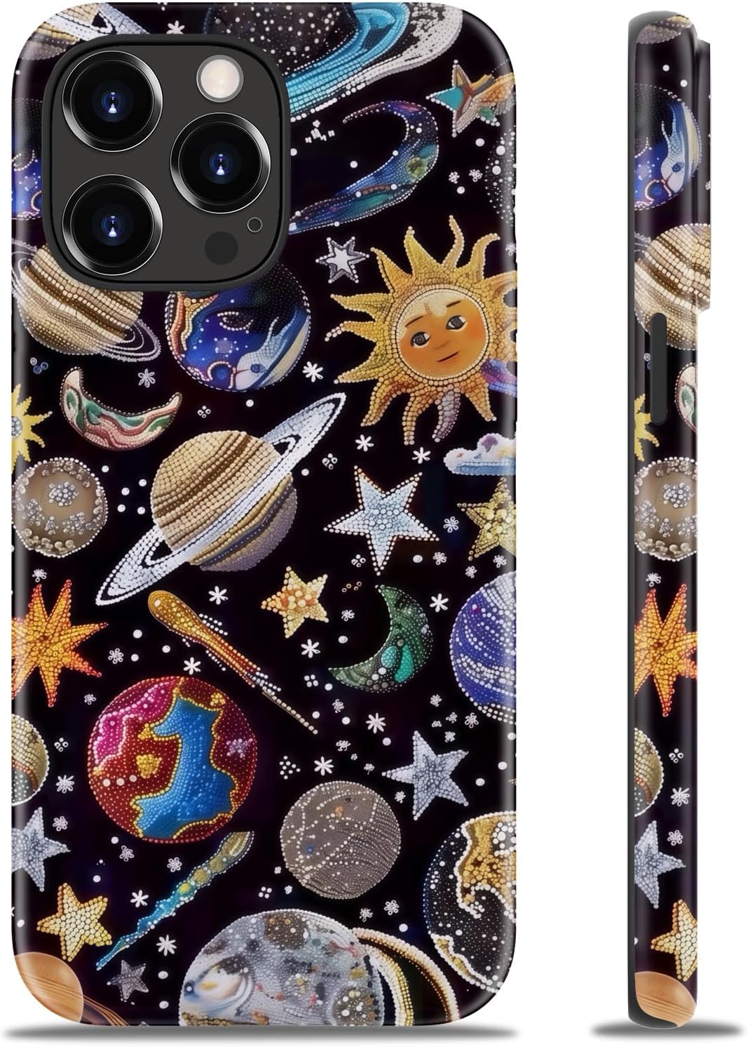 Detalle de Goodon iPhone 13 Pro Floral Case, MagSafe-Compatible Dual-Layer Cover