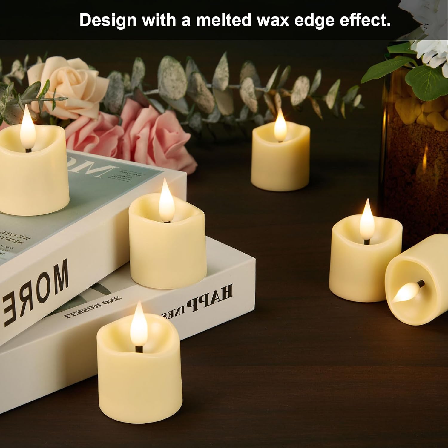 Thumbnail 5 de IMAGE Rechargeable Votive Candles 12 pcs, Type-C ⛯