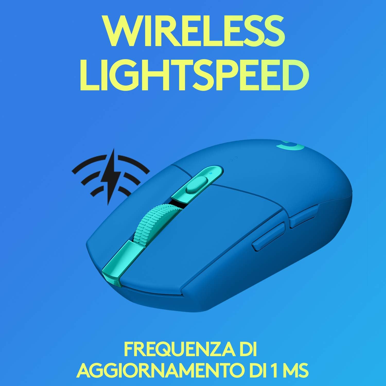 Detalle de Logitech G305 LIGHTSPEED Wireless Mouse – sensore HERO 12K, 250 ore e leggerezza a portata di mano