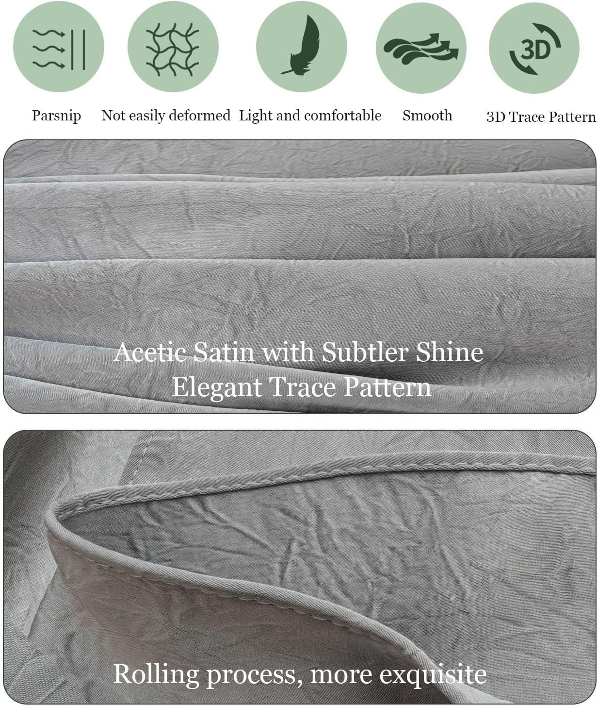 Detalle de BEAUTELICATE Satin Shawl Wrap: Luxurious Double-Sided Pashmina 200 x 70 cm