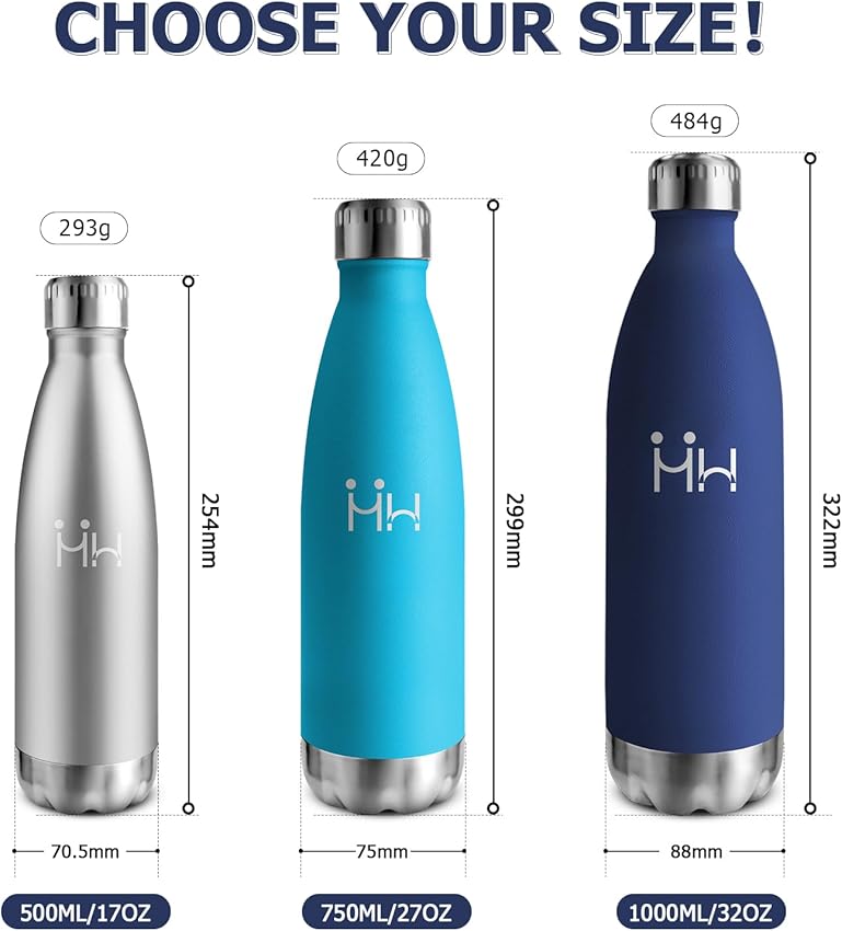 Thumbnail 3 de Botella Termica 1L Acero Inoxidable para Agua sin BPA