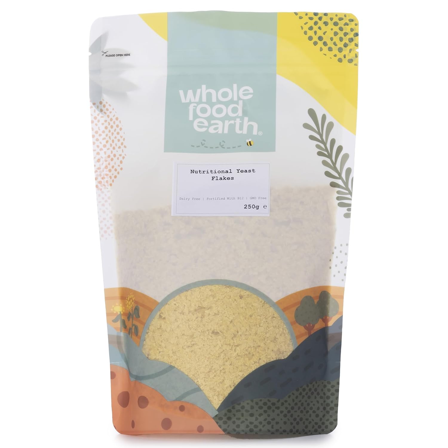 Detalle 2 de Wholefood Earth Hefeflocken 125g vegane Käsealternative 🧀