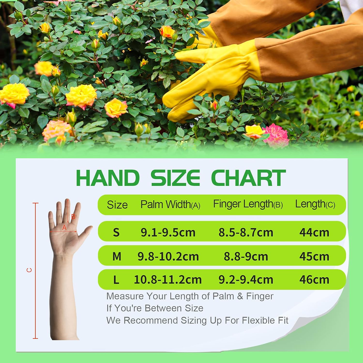 Detalle de Heavy duty thorn proof gardening gloves