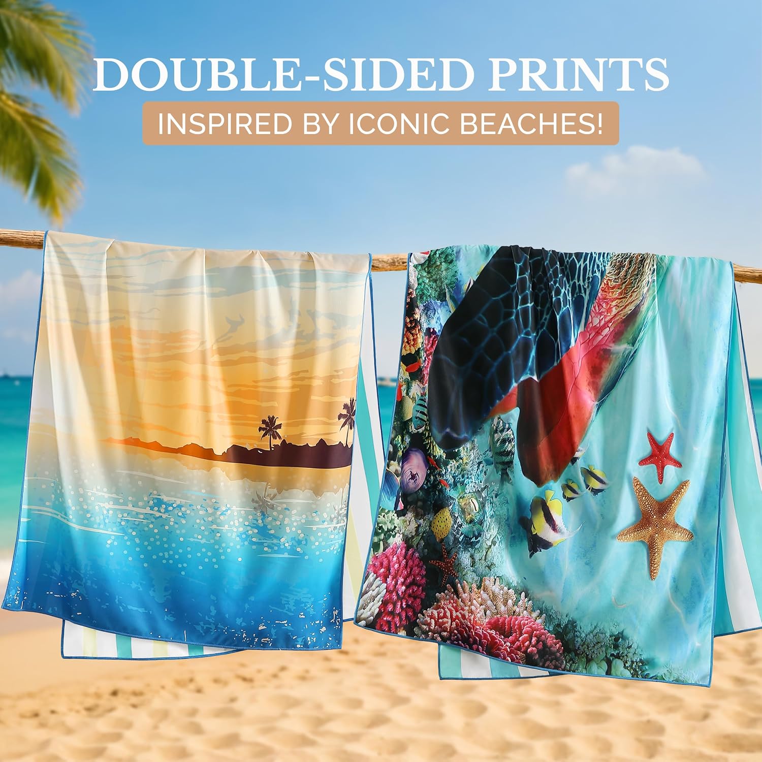 Thumbnail 5 de Casa Platino Lucky Bay 71x32 beach towel pack