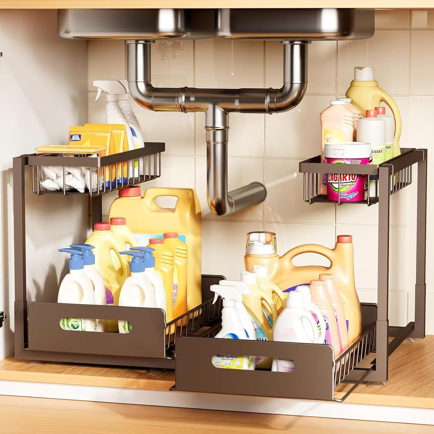Detalle de AIDIAM Under-Sink Organizer, Metal